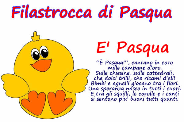 Immagine Filastrocca di Pasqua