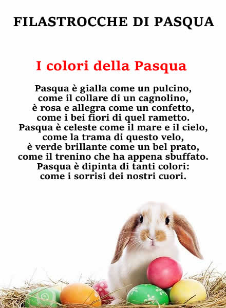 Immagine Filastrocche di Pasqua