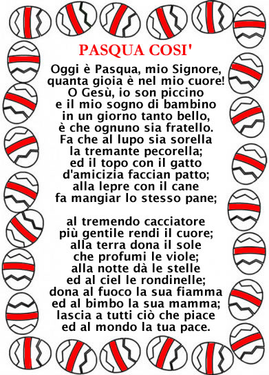 Immagine Poesia di Pasqua